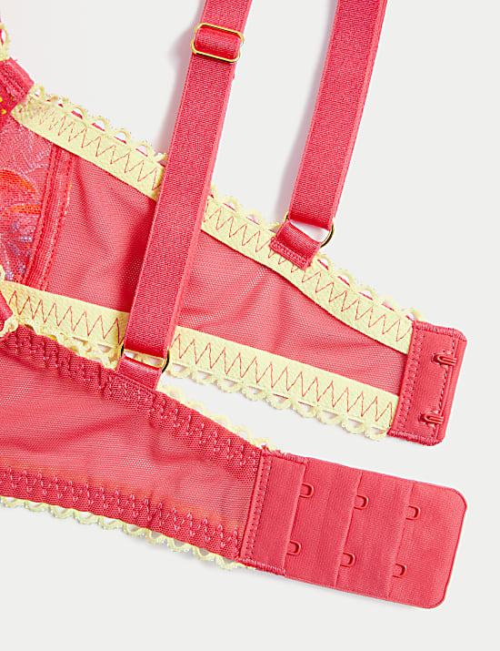 Soutien-gorge plongeant à armatures et broderies Josefine (bonnets A&nbsp;à&nbsp;F)