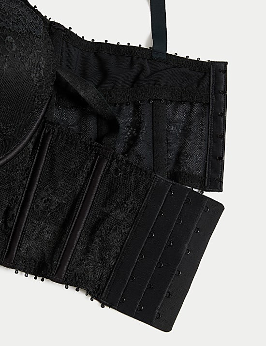 Corset &agrave; armatures orn&eacute; de dentelle (bonnets A&nbsp;&agrave;&nbsp;D)