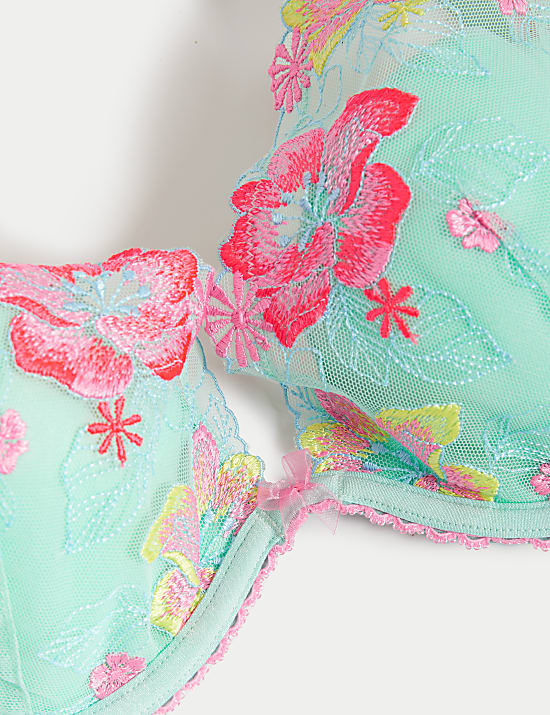 Soutien-gorge plongeant &agrave; armatures et broderies Josefine (bonnets A&nbsp;&agrave;&nbsp;F)