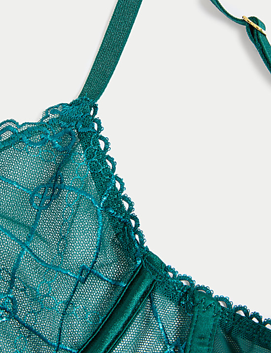 Soutien-gorge à balconnet, armatures et broderies Anelli, bonnets A à E