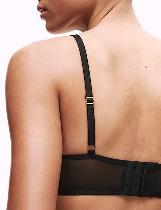 Soutien-gorge à balconnet, coupe longue, armatures et dentelle Vera, bonnets A à E