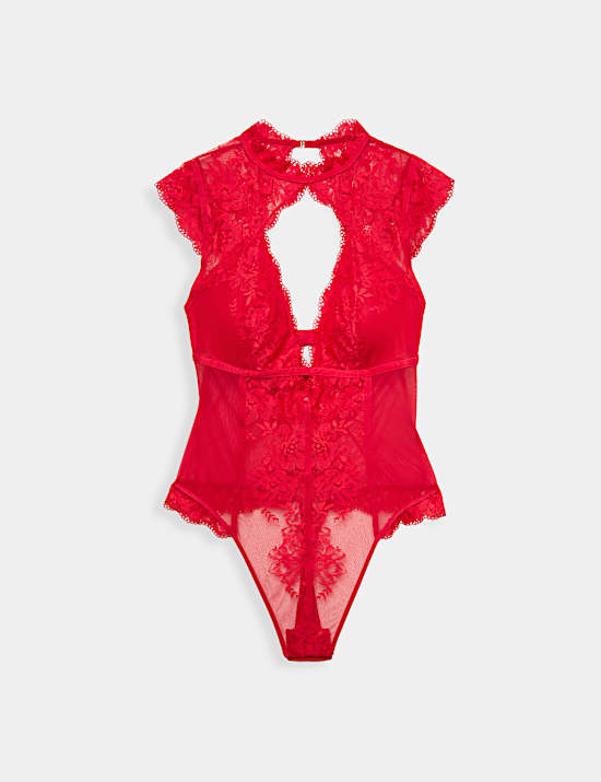 Vera Lace & Mesh Cap Sleeve Body