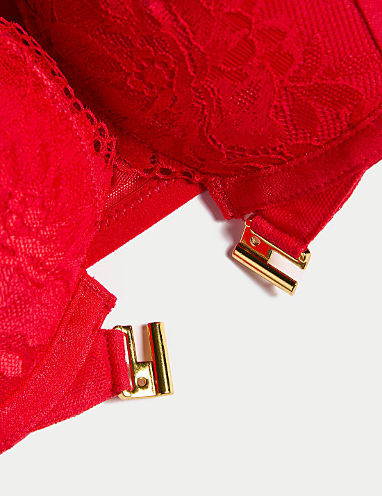 Push-up-Plunge-BH mit B&uuml;gel und Spitze &bdquo;Vera&ldquo; (A&ndash;E)