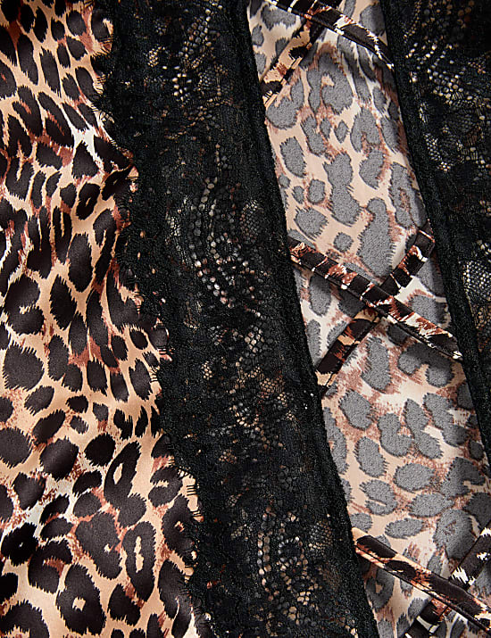 Satin & Lace Printed Slip