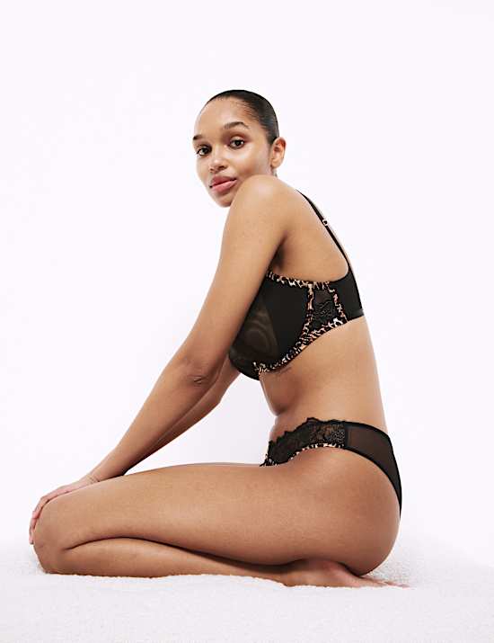 Soutien-gorge à balconnet, armatures et broderie Gala, bonnets F à H