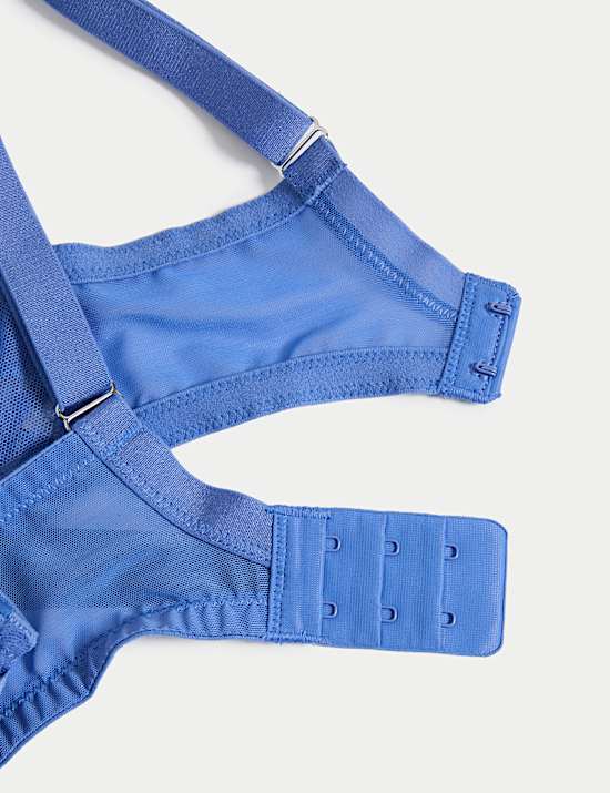 Soutien-gorge plongeant à armatures et dentelle Lindy, bonnets F à H