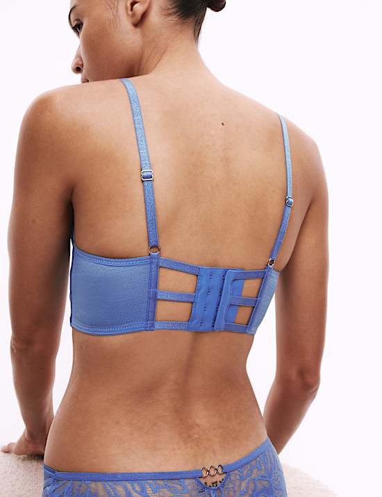 Soutien-gorge à balconnet Sweetheart à armatures et dentelle Lindy, bonnets A à E