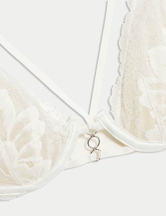 Lindy Lace Wired Plunge Bra (A-E)
