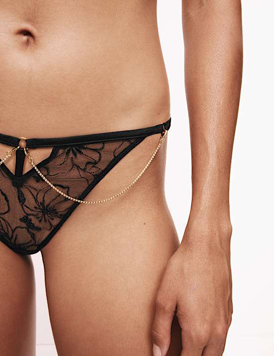 Miami-Slip mit Stickerei „Freya“