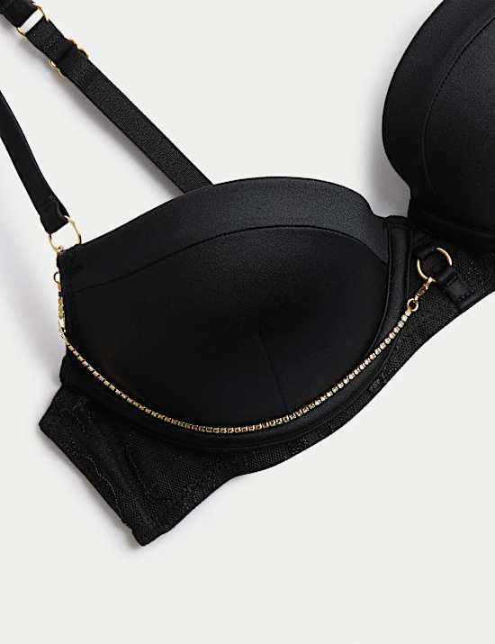 Freya Embroidered Wired Push-Up Balcony Bra (A-E)