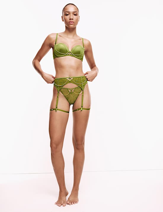 Freya Embroidered Wired Push Up Balcony Bra (A-E)