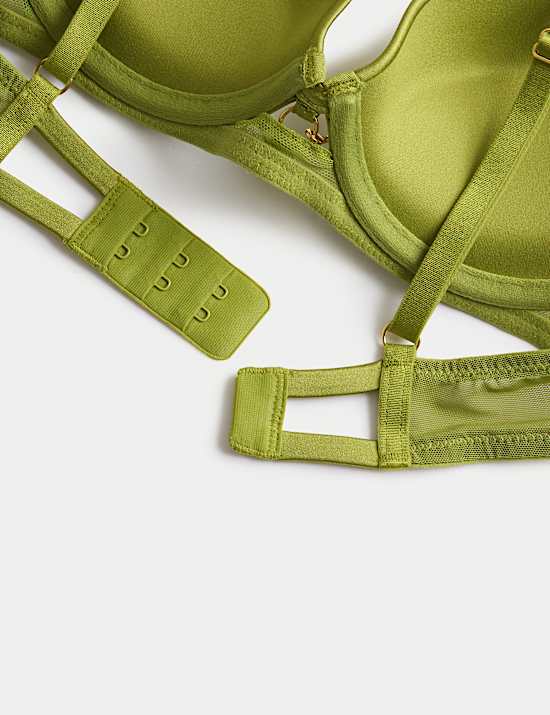 Freya Embroidered Wired Push Up Balcony Bra (A-E)