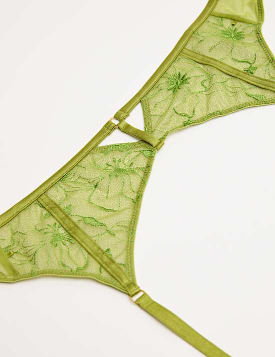 Freya Embroidered Suspender