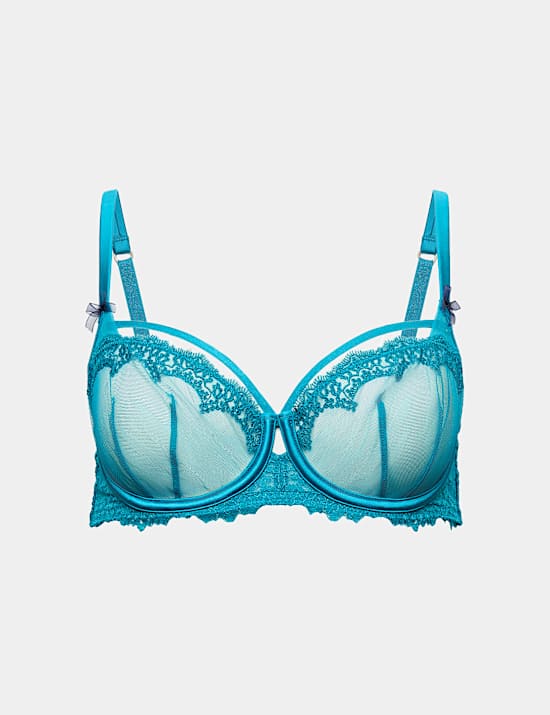Magda Embroidery Wired Balcony Bra A-E