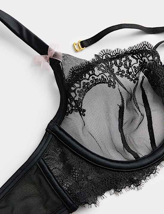Magda Embroidery Wired Balcony Bra A-E