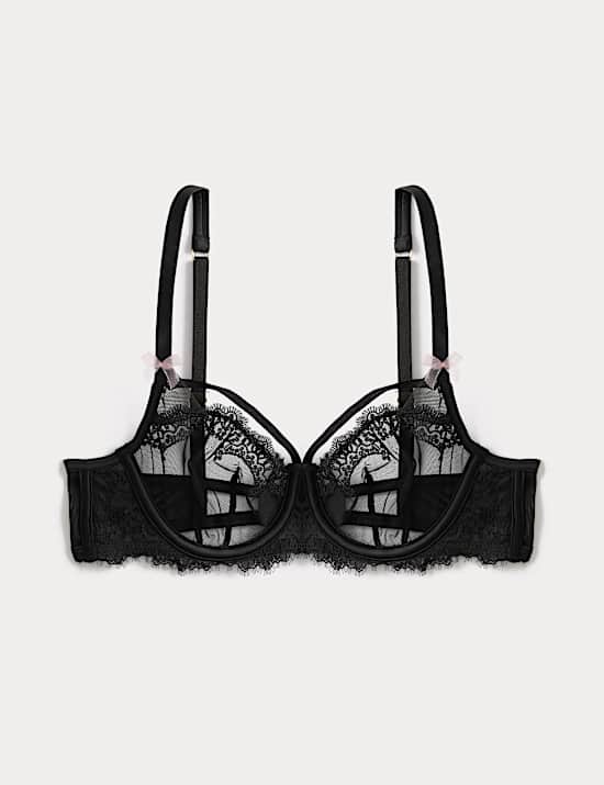 Magda Embroidery Wired Balcony Bra A-E