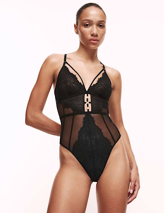 Magda Mesh & Lace Body