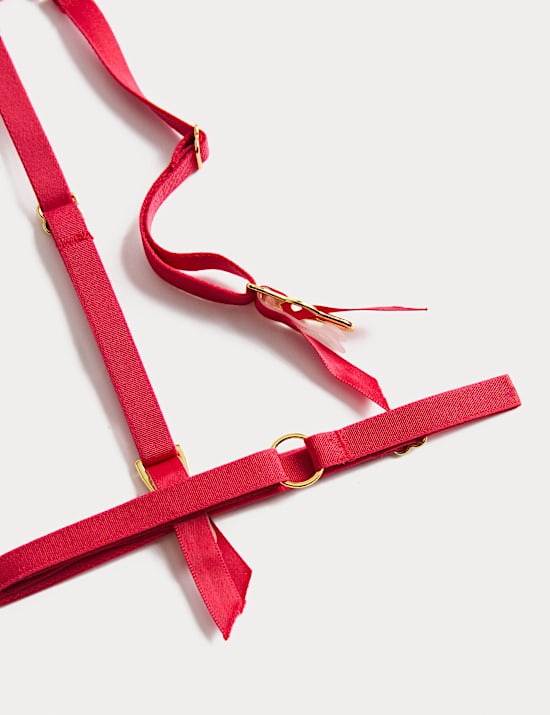 Porte-jarretelles Magda &agrave; broderies