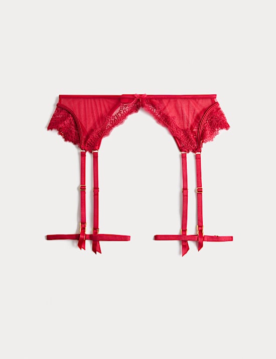 Porte-jarretelles Magda &agrave; broderies