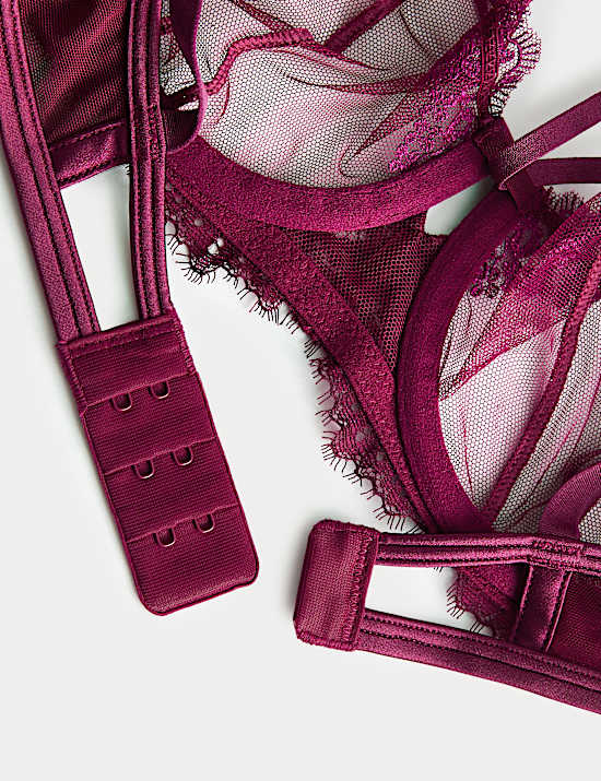 Magda Embroidery Wired Balcony Bra (A-E)