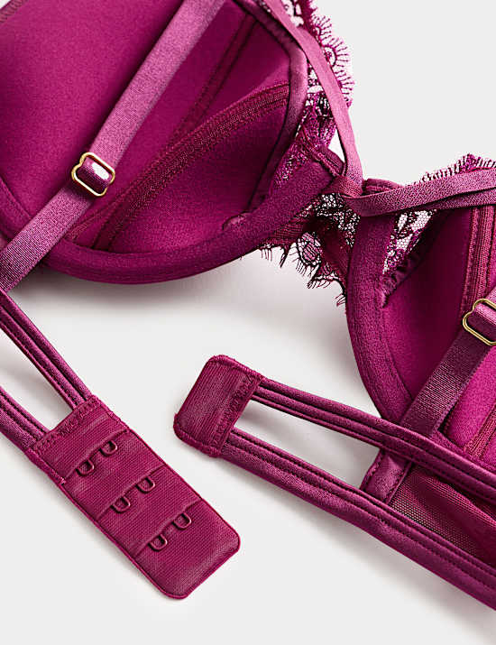 Magda Embroidery Wired Plunge Bra (A-E)