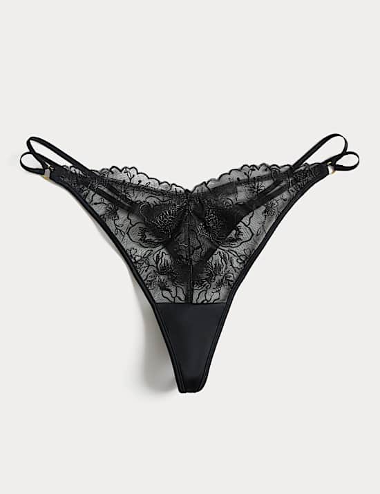 Arianna Embroidery Thong