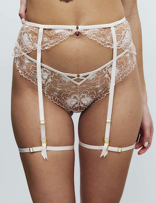 Arianna Embroidery Suspenders