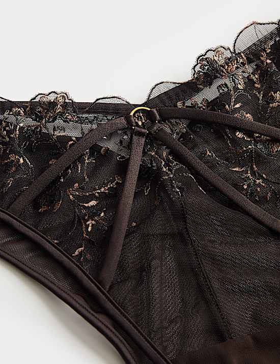 Mia Leopard Embroidery Miami Knickers