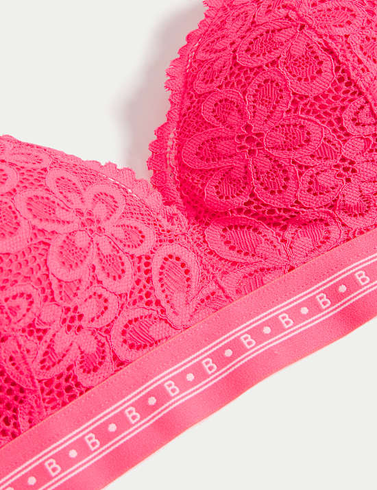 Cleo Lace Non Wired Plunge Bra (A-E)