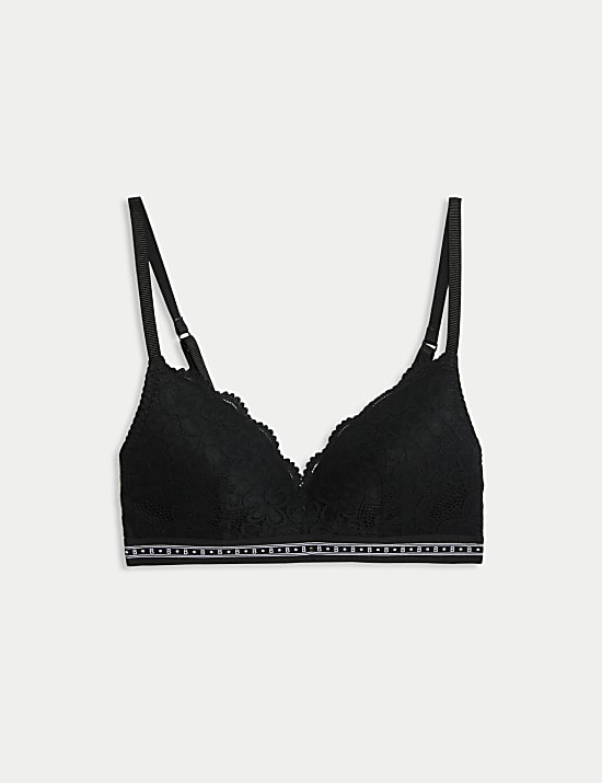 Cleo Lace Non Wired Plunge Bra (A-E)