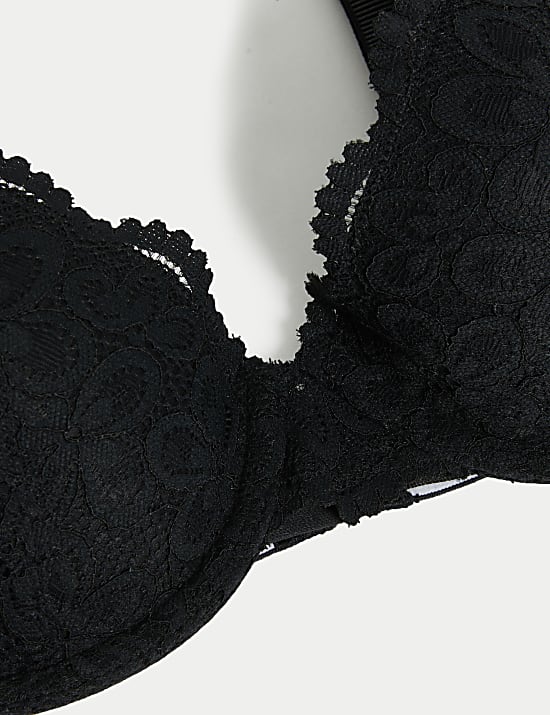 Cleo Lace Wired Demi Cup Bra (A-E)