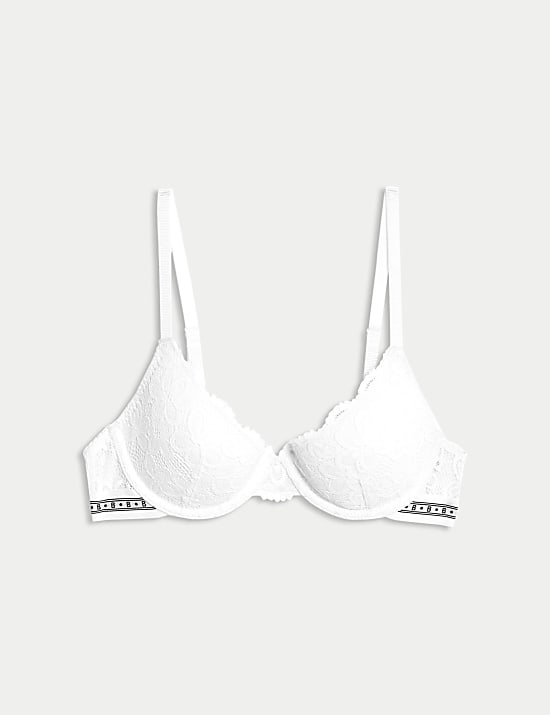 Cleo Lace Wired Demi Cup Bra (A-E)