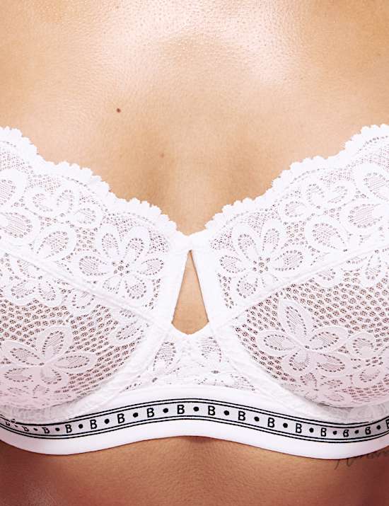 Cleo Lace Wired Balcony Bra (F-H)