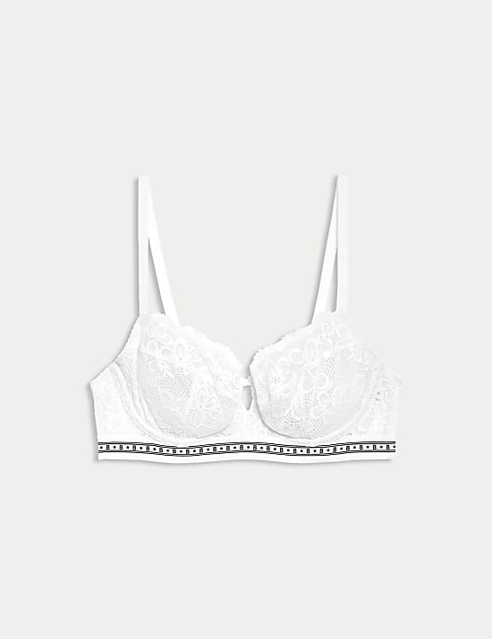 Cleo Lace Wired Balcony Bra (A-E)