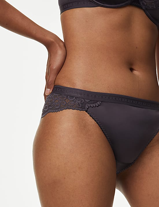 Ines Satin Brazilian Knickers