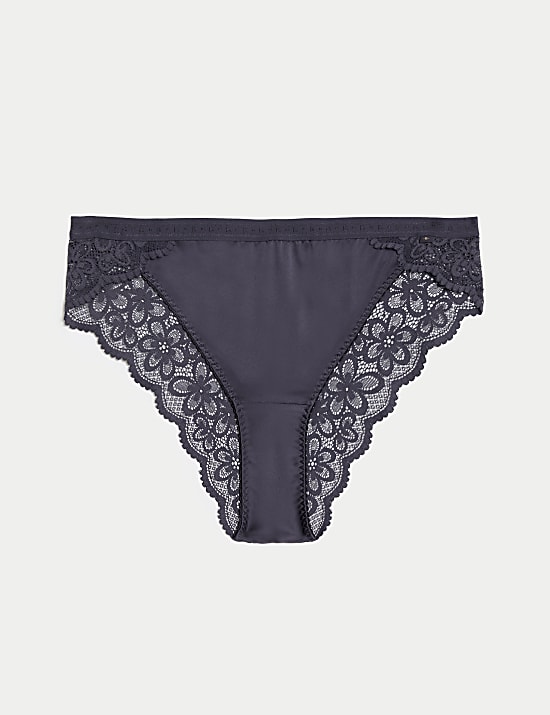 Ines Satin Brazilian Knickers
