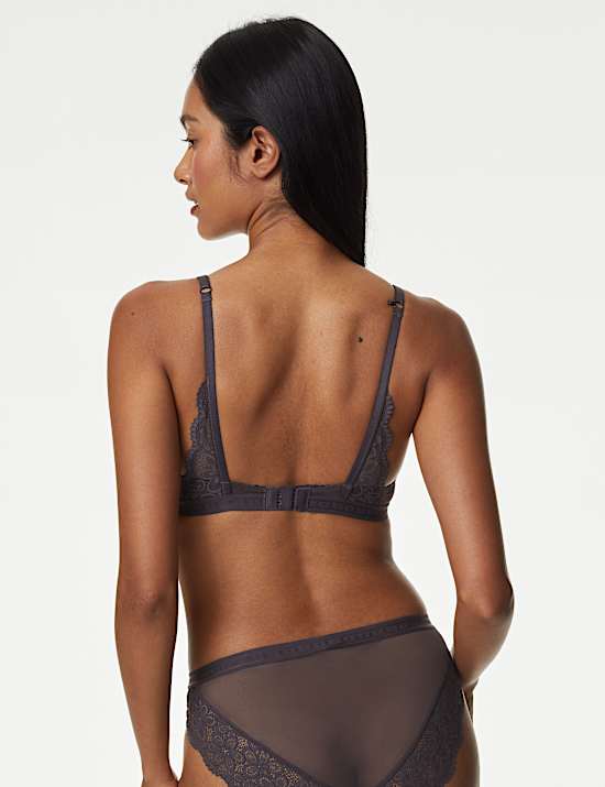 Ines Satin Wired Push-Up Bra A-E