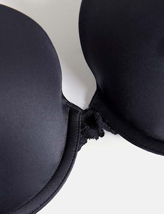 Ines Satin Wired Push-Up Bra A-E
