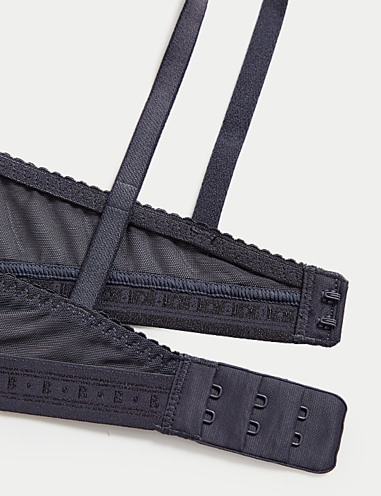 Ines Satin Wired Plunge Bra A-E