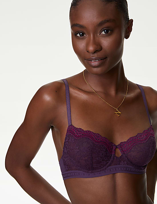Ella Lace Wired Balcony Bra A-E
