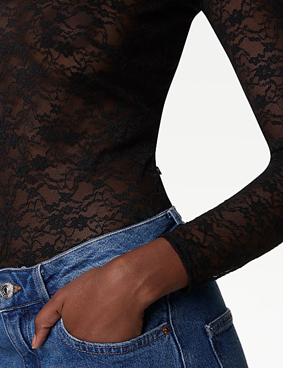 Ella Lace Long Sleeve Body