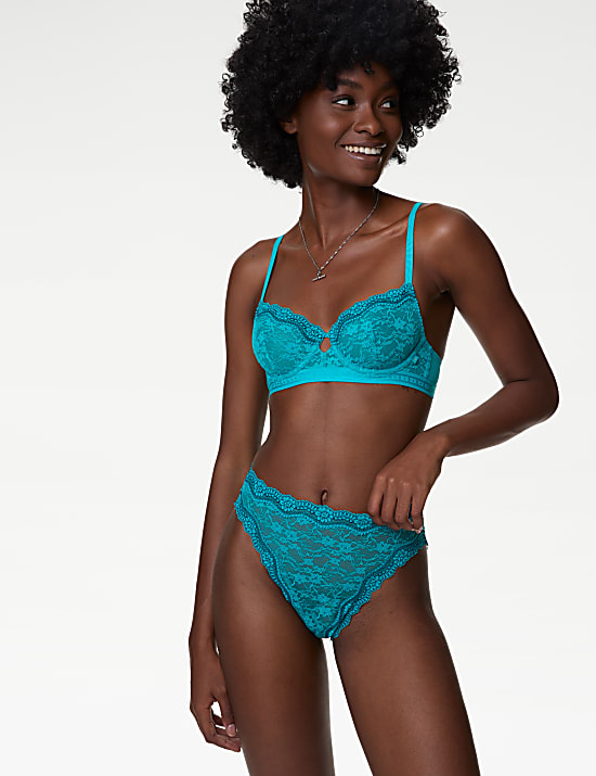 2pk Ella High Waisted High Leg Knickers