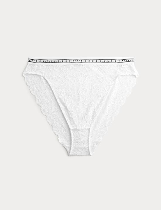 Cleo Lace High Leg Knickers