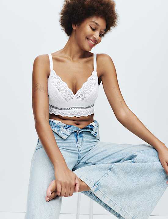 Cleo Lace Non Wired Bralette (F-H)