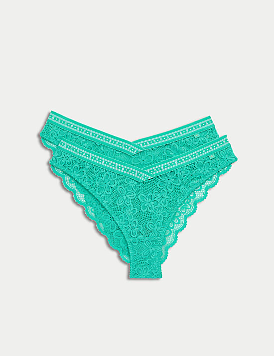 Σλιπ brazilian Miami Cleo με δαντέλα, 2 τεμάχια