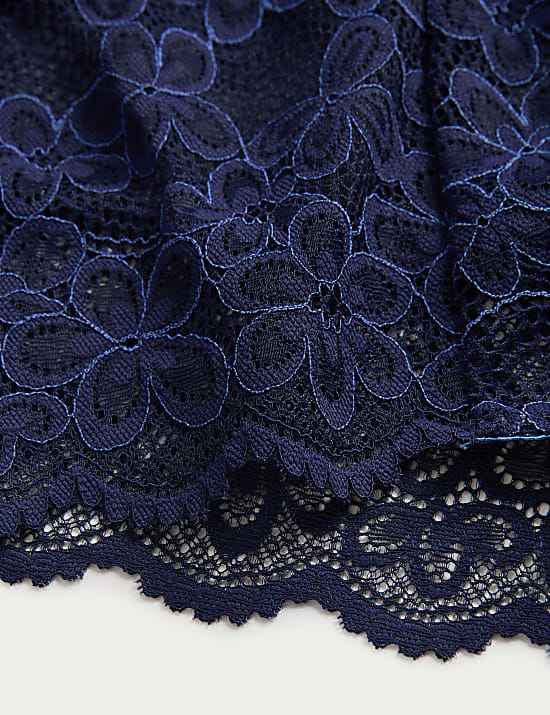 2er-Pack Cleo Shorties mit hohem Bund und Spitze