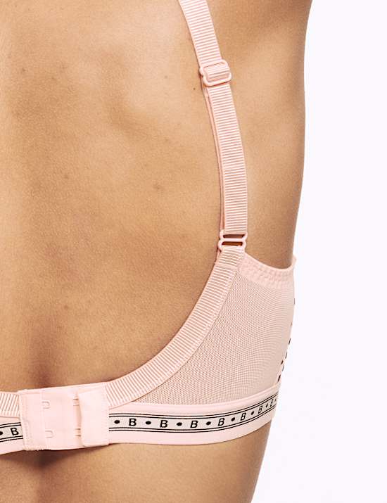 Alma Flock & Lace Wired Minimiser Bra (C-G)