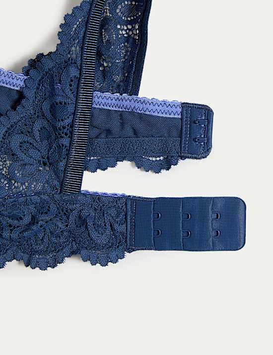 Hanna Glossie Wired Push-Up Plunge Bra (A-E)