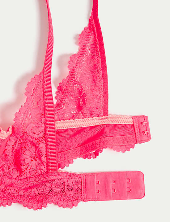 Hanna Glossie Wired Push-Up Plunge Bra (A-E)