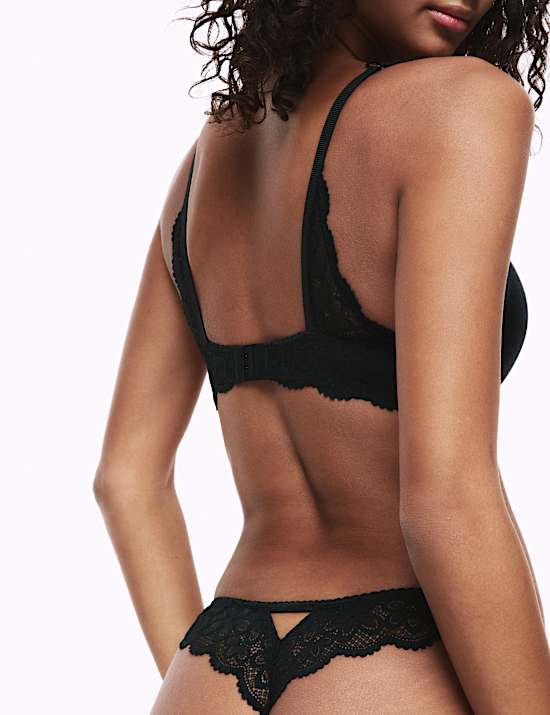 Push-up plunge-bh met beugel Hanna Glossie (cupmaten A-E)